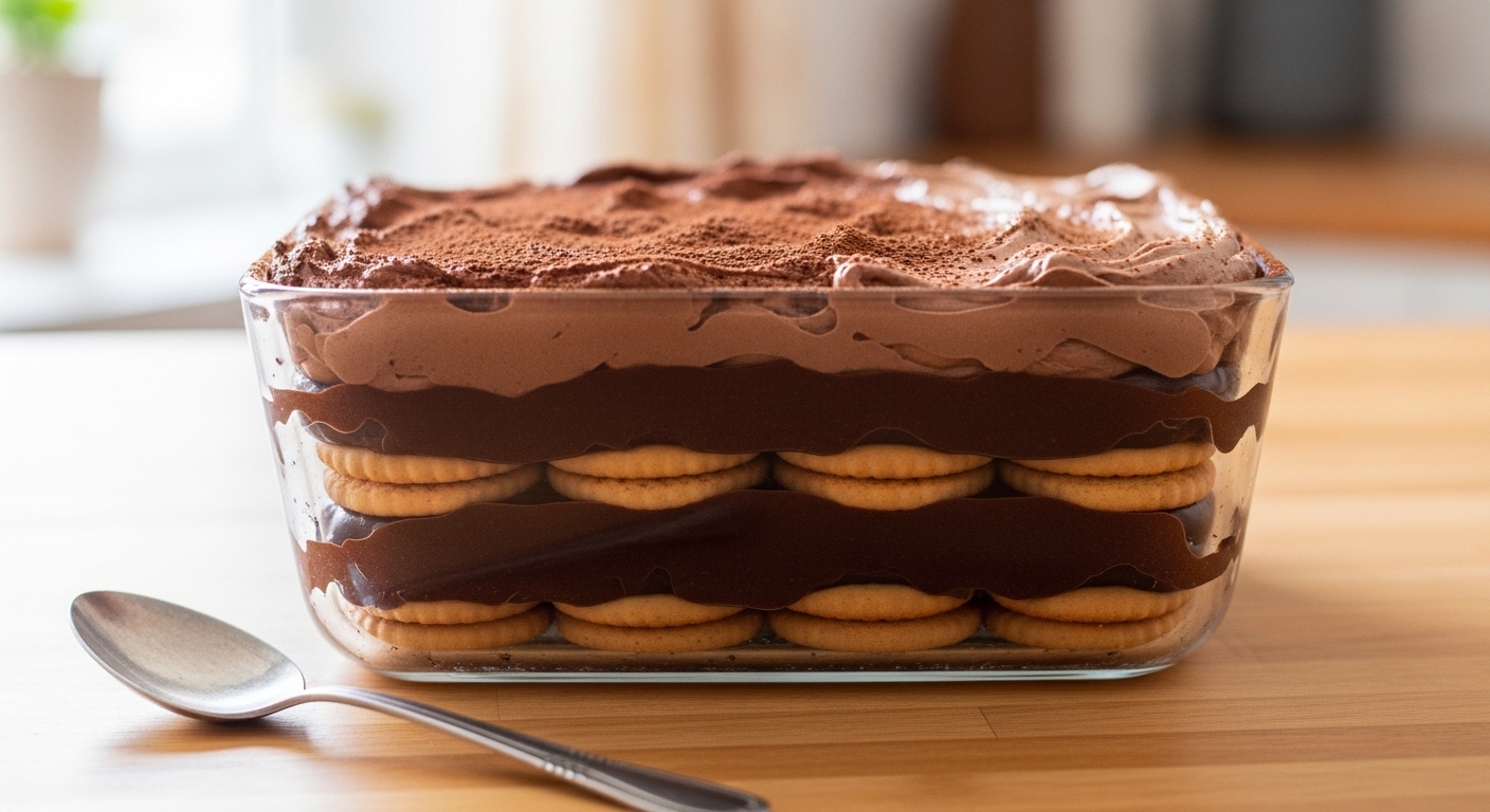 Chocolate Biscuit Pudding